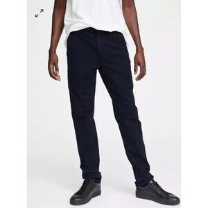 Rag & Bone Men's Mid Rise Chino Tapered Pants Classic Workwear Black Size 32
